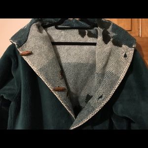 Coldwater Creek reversible green winter jacket